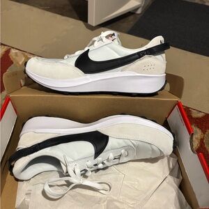 Nike White and Black Athletic Shoes